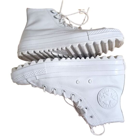 Converse Chuck Taylor All Star Street Warmer Ripple High Top White (562423C) 7.5 - Picture 4 of 13